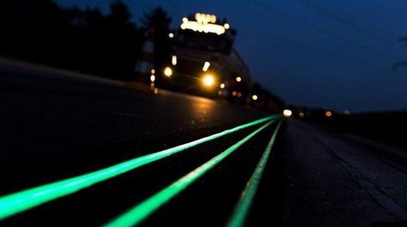 بزرگراه شب‌تاب در هلند + تصاویر