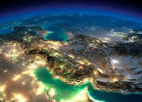 عکس ماهواره ای زیبا از ایران
