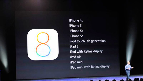 آپدیت iOS 8 برای این دستگاه های اپل می آید