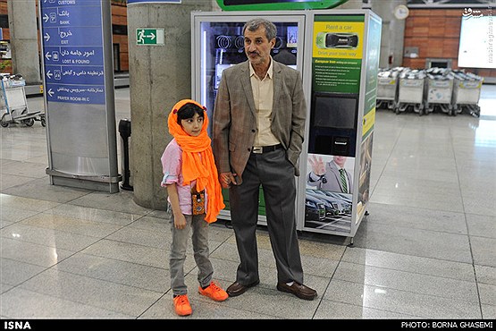 عکس مرد جنجالی در فرودگاه امام خمینی (ره)
