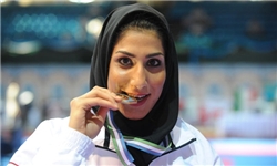 مدال برنز کاراته‌کای وزن 68+ کیلوگرم تیم ملی بانوان در لیگ جهانی به بانوی ورزشکار ایرانی رسید