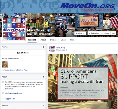 حمایت 61 درصدی ملت آمریکا از برقراری ارتباط با ایران / تازه ترین نظرسنجی وب سایت MoveOn.ORG