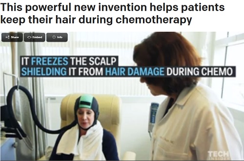 اختراع کلاهی برای جلوگیری از ریزش موهای بیمارانی که شیمی درمانی می کنند
