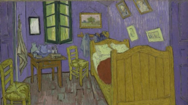 بازسازی رنگ اصلی اتاق خواب « ون گوگ »
