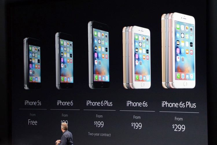 اپل همزمان با معرفی آیفون 6اس قیمت گوشی های قدیمی تر را کاهش داد