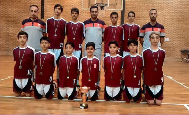 نونهالان نظرآباد در لیگ مینی بسکتبال البرز سوم شدند