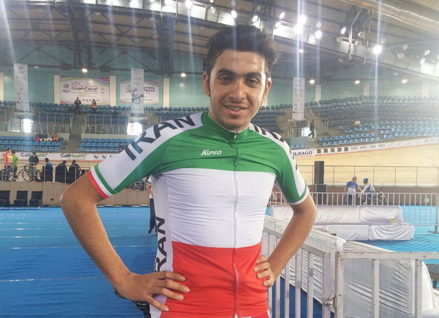 اولین مدال طلا برای دوچرخه‌سواری ایران در مسابقات آسیایی