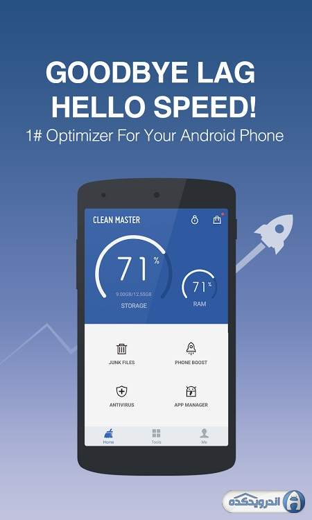 افزایش سرعت و کارایی گوشی اندرویدی با نرم افزار Clean Master + دانلود با لینک مستقیم