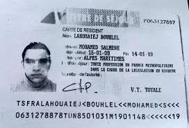 انتشار تصویر کارت شناسایی عامل تروریستی شهر « نیس » فرانسه