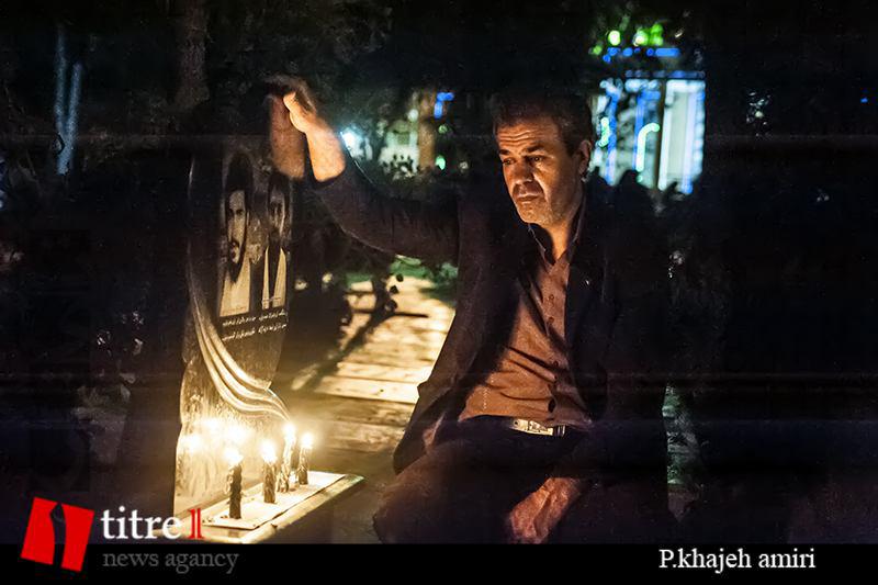 شب احیاء در کنار شهیدان کرجی+ تصاویر/ دل از یاد شهیدان تنگ دارم