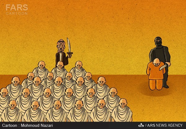 جنایت در منا به سبک داعش/ کاریکاتور