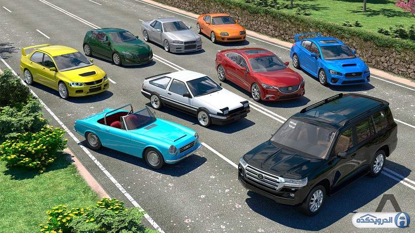بازی زیبای شبیه ساز رانندگی ماشین های ژاپنی برای اندروید + دانلود