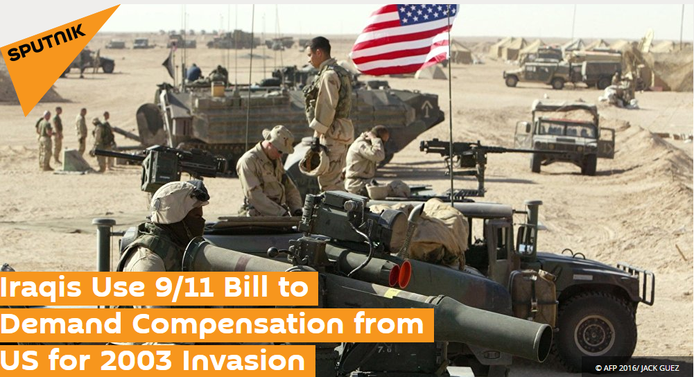 ///شکایت عراق علیه آمریکا/ اولین پی آمد تصویب قانون جدید در آمریکا