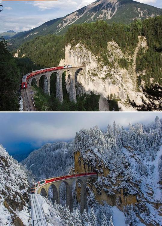 تصاویری زیبا از طبیعت، قبل و بعد از زمستان