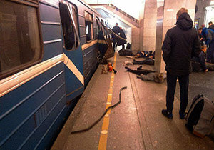 انفجار بمب در متروی سن‌پترزبورگ/ فیلم