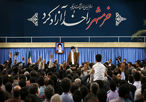 مراسم شب خاطره سوم خرداد با حضور رهبر معظم انقلاب/ فیلم