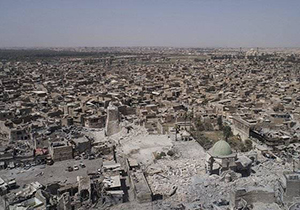 تصاویر هوایی از ویرانی‌های موصل بعد رهایی از دست داعش