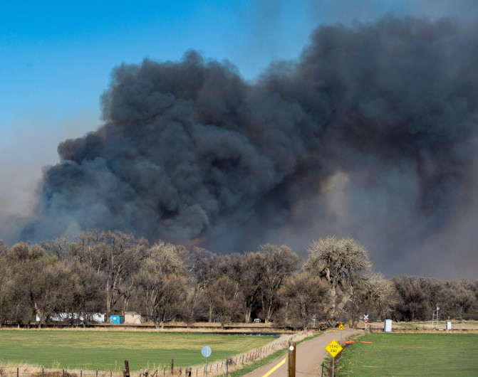 آتش سوزی مهیب در ایالت کلورادو