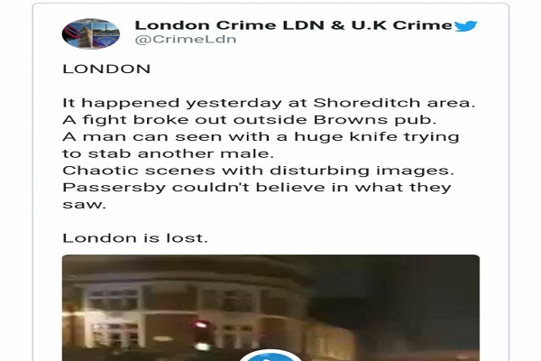 آمار وحشتناک حمله با چاقو در لندن و واکنش کاربران نسبت به این موضوع