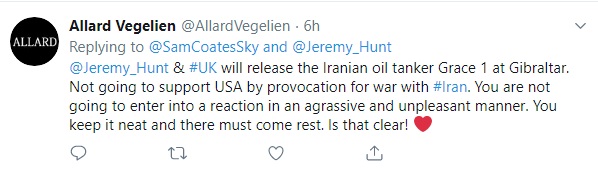 آیا توقع داشتند ایران پس از توقیف نفتکش خود توسط انگلیس دست روی دست بگذارد؟/ ایران نیز دزدی نفتکش خود توسط ما را غیر قابل قبول می داند