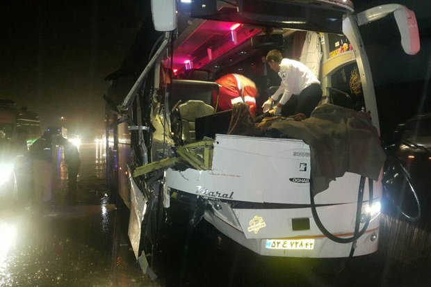 اسامی مجروحان تصادف ۲ اتوبوس زائران ایرانی در واسط عراق
