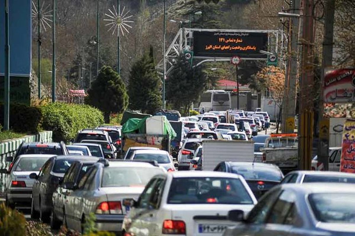اعلام وضعیت ترافیکی محور کرج-چالوس در روز جمعه