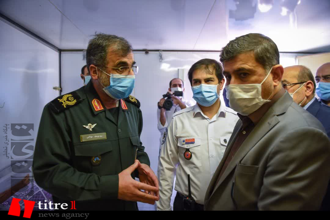 راه اندازی بیمارستان و نقاهتگاه بیماران کرونایی توسط سپاه البرز