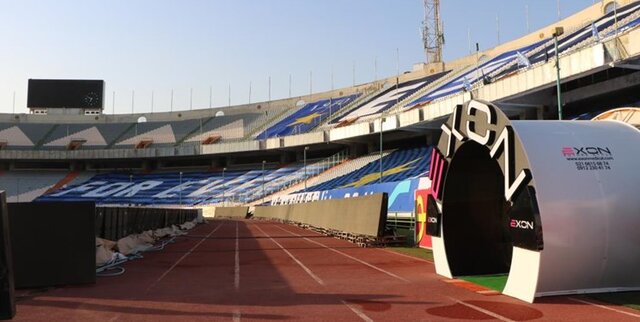 ورزشگاه آزادی به تونل‌ های ضد عفونیِ ساخت البرز مجهز شد