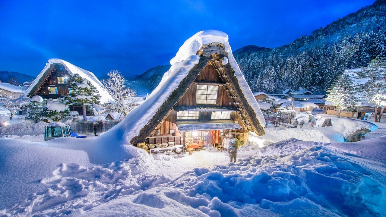 ۱۲ منظره زمستانی واقعی که به رویا شبیه است+ تصاویر