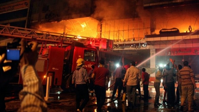 ده‌ها کشته و زخمی در آتش‌سوزی بخش کرونایی‌های عراق + تصاویر