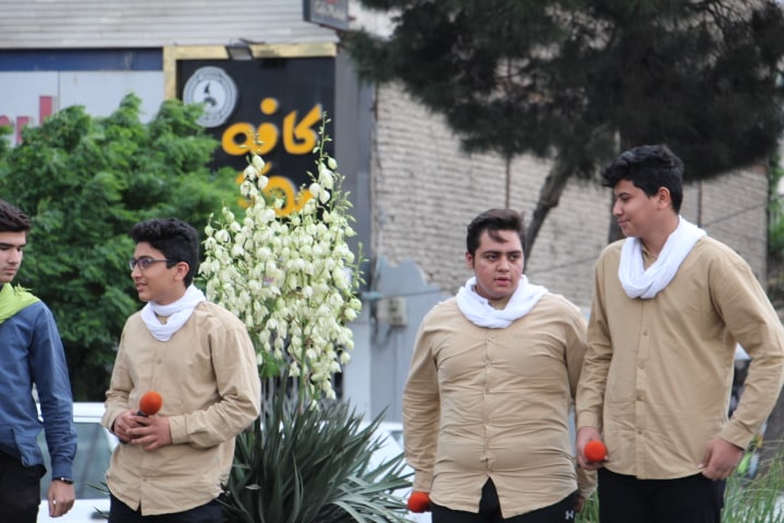 کاروان شادی در کرج به مناسبت میلاد امام حسن مجتبی(ع) + تصاویر