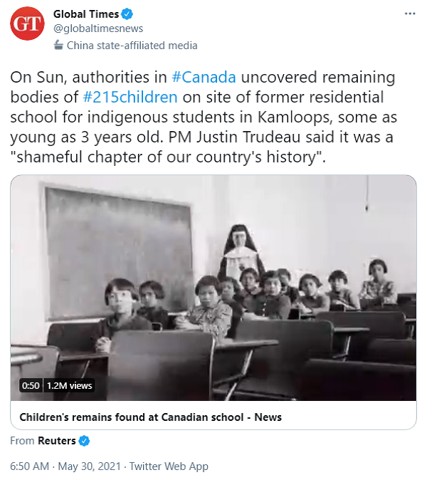 کشف گور دسته جمعی کودکان در کانادا + فیلم