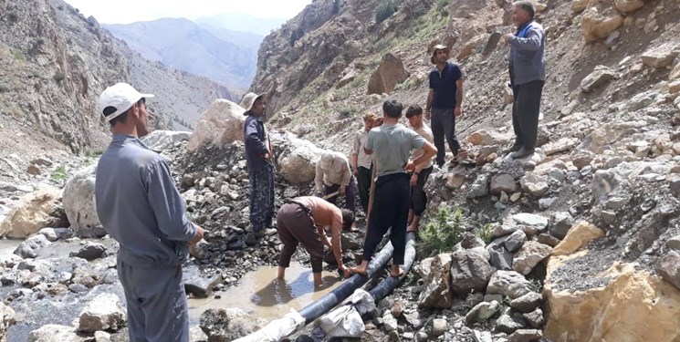 پروژه انتقال آب روستای حسنکدر اجرایی شد