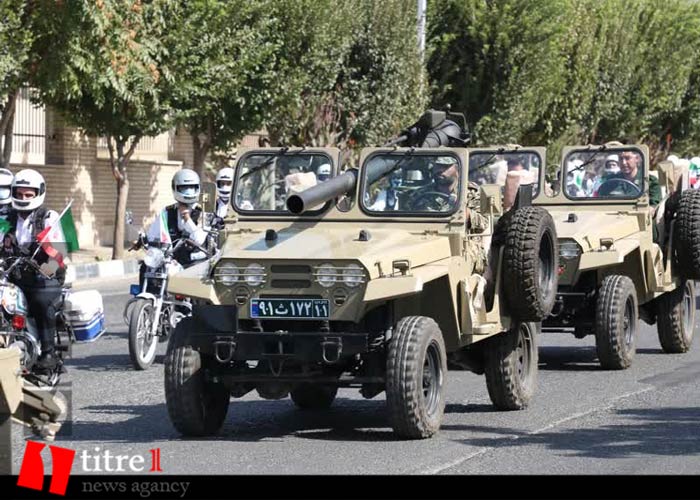 رژه اقتدار و امنیت موتورسواران نیروهای مسلح در البرز برگزار شد