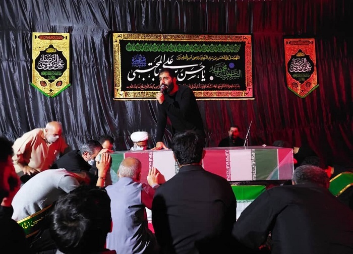 عزاداران ۲۸ صفر در حصارک میزبان شهید گمنام شدند + تصاویر