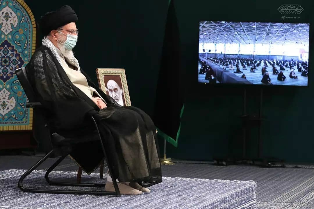 مراسم عزاداری اربعین حسینی با حضور رهبر انقلاب برگزار شد