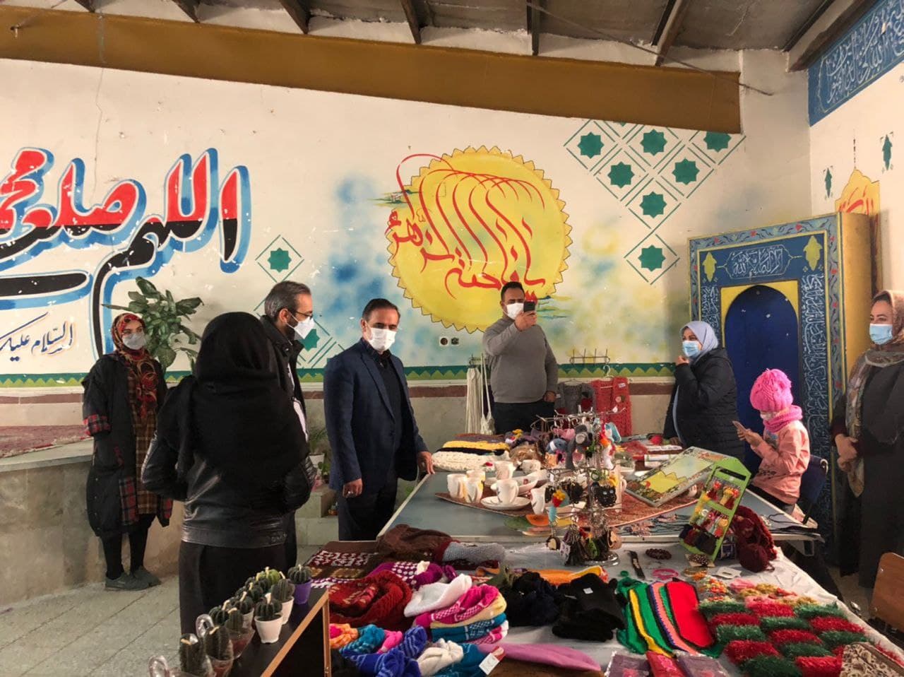 نمایشگاه صنایع دستی یلدای کودکان کار در کرج برگزار شد + تصاویر
