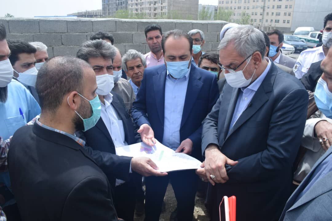 وزیر بهداشت از پروژه انتقال آب فردیس البرز بازدید کرد