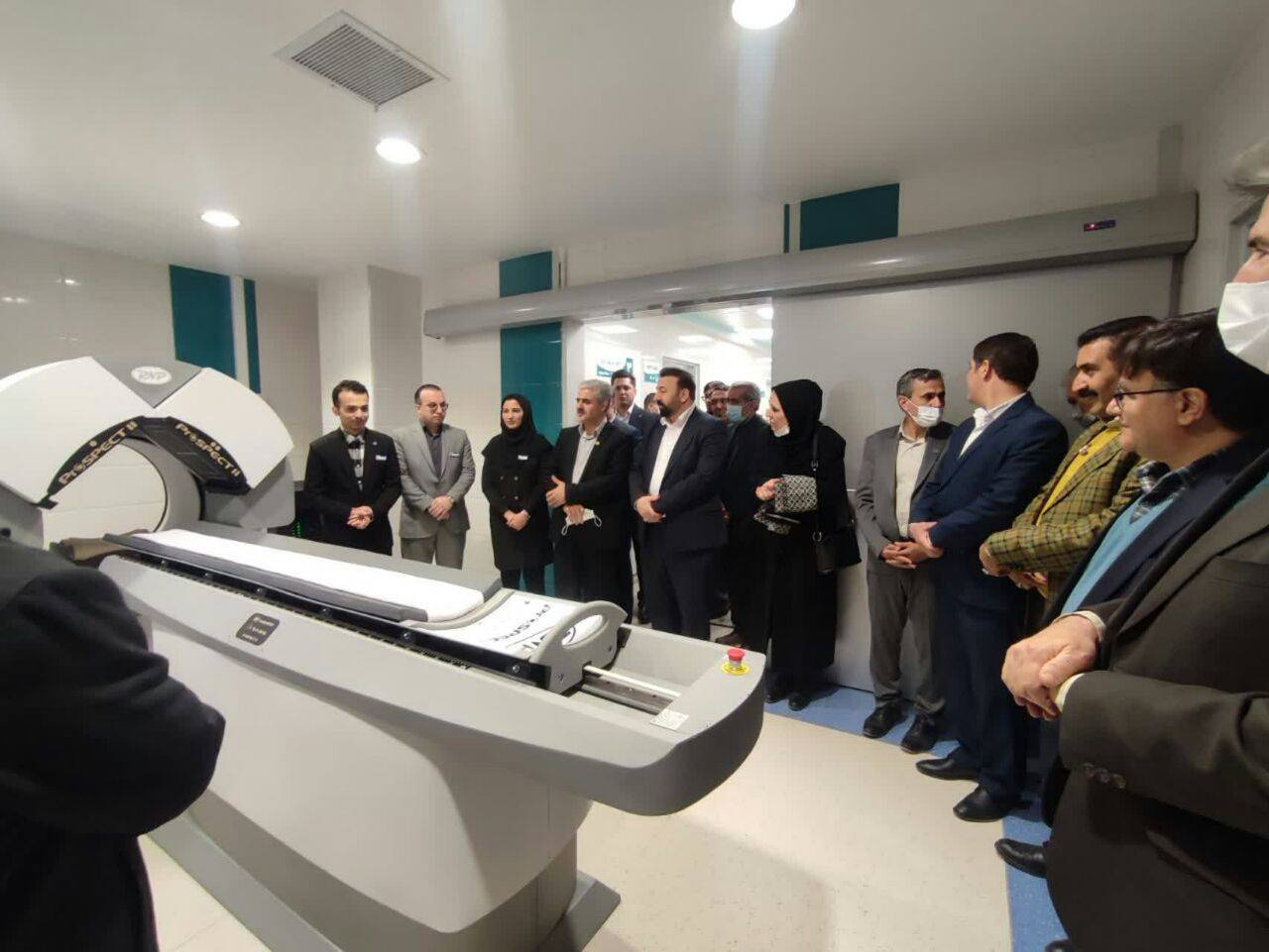 افتتاح مرکز پزشکی هسته‌ای بیمارستان فوق تخصصی البرز
