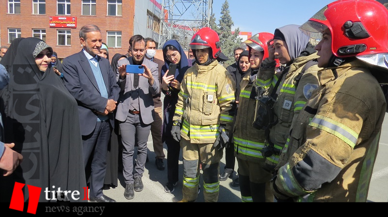 درد دل اولین زنان آتش‌نشان زن خاورمیانه در البرز با انسیه خزعلی + فیلم