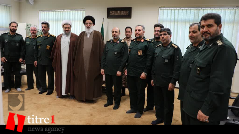 پاسداران سپاه البرز با نماینده ولی فقیه استان دیدار کردند + تصاویر