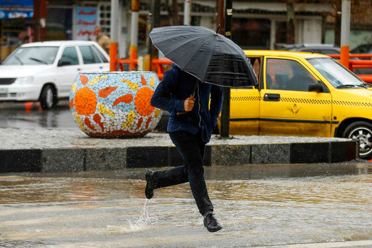 تداوم بارش‌ها در ۹ استان کشور