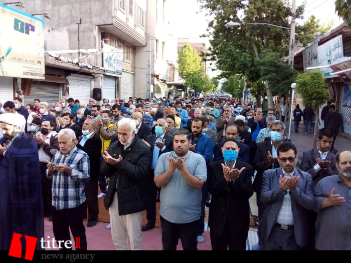 برگزاری نماز عید سعید فطر در کرج + تصاویر