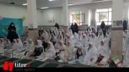 برگزاری مراسم جشن تکلیف دانش آموزان دختر در شهرستان نظرآباد + تصاویر