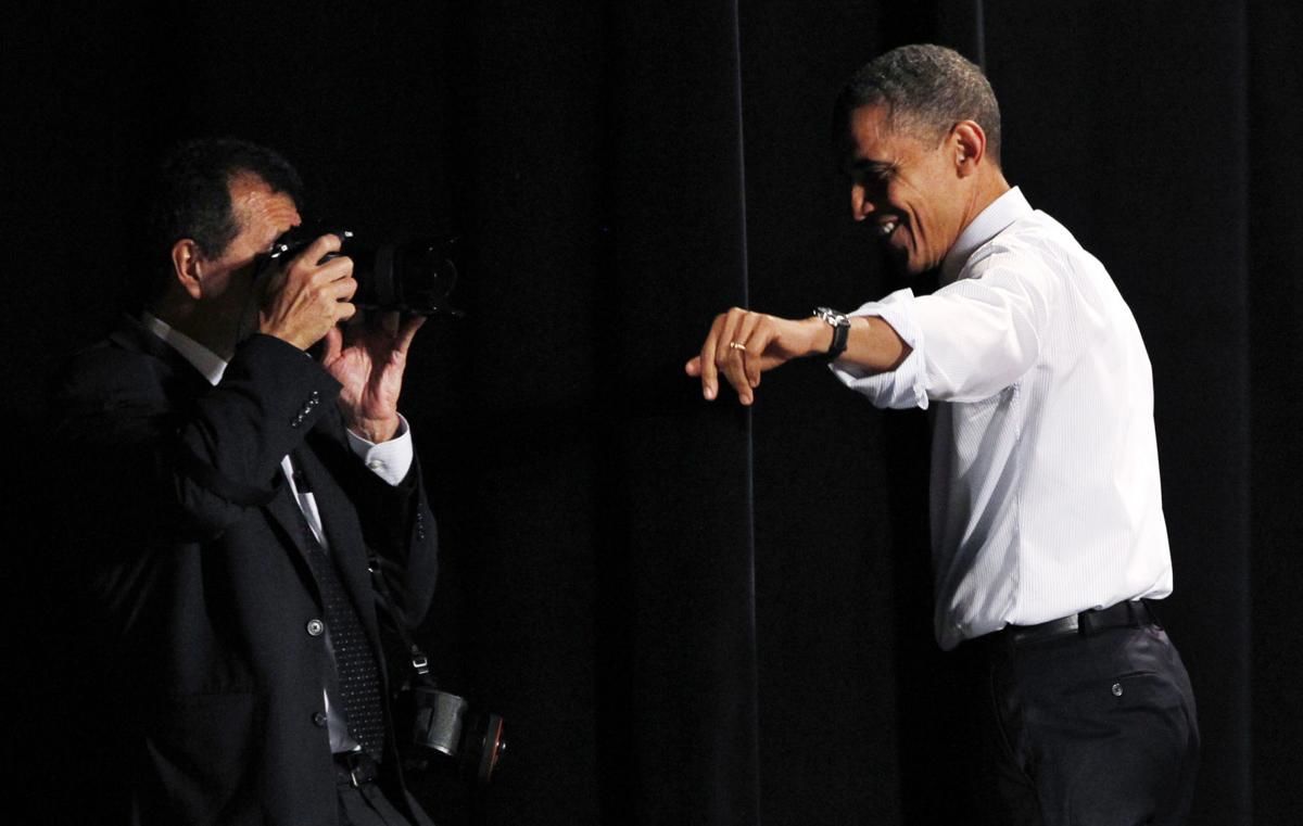 عکاسان حرفه‌ای؛ از گریه بوش تا رقص اوباما!