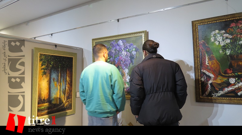 نمایشگاه نقاشی «طرح و رنگ» در کرج برگزار شد
