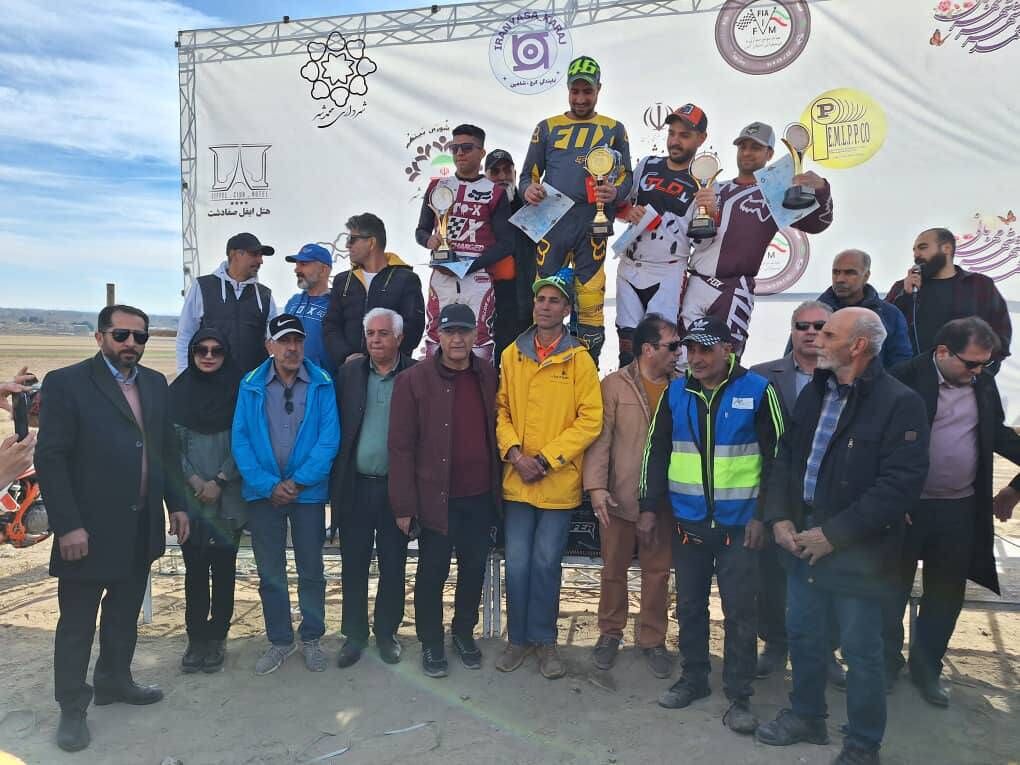 مسابقات موتورکراس در البرز برگزار شد