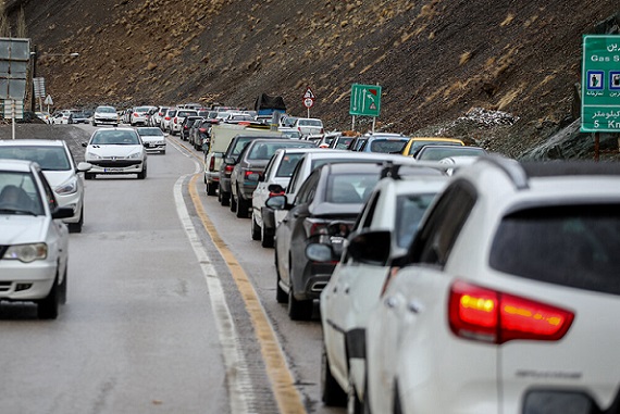 اجرای محدودیت ترافیکی در چالوس