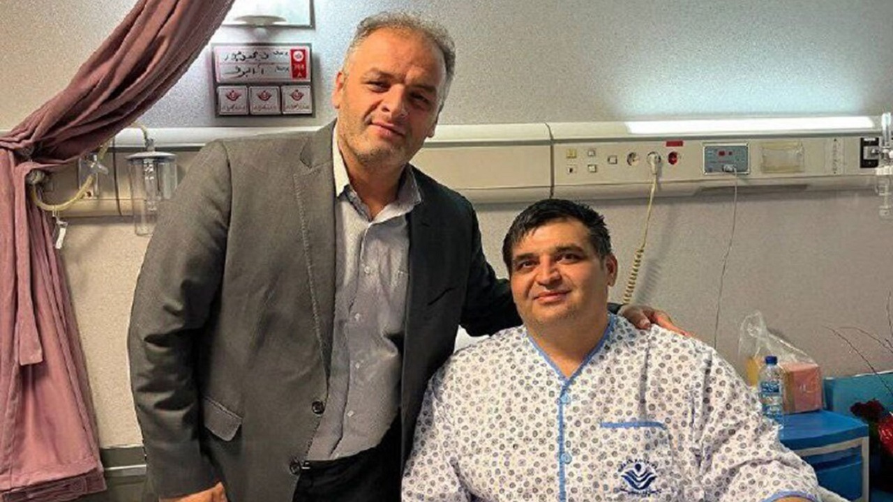 حسین رضازاده از بیمارستان مرخص شد