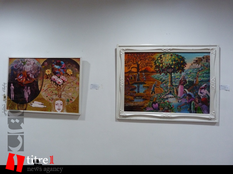نمایشگاه آثار نقاشی «ولی‌جان مؤمن» در کرج